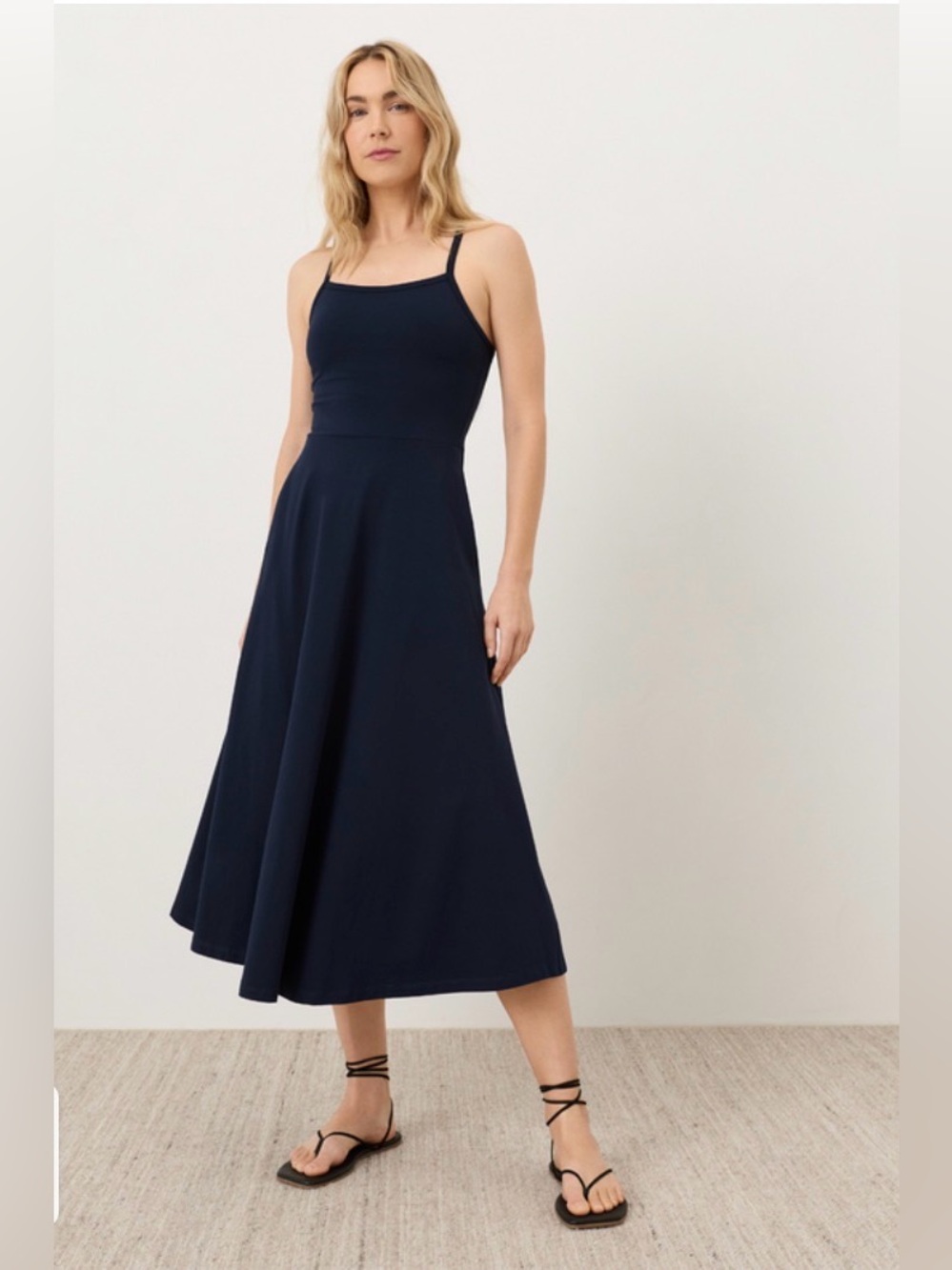 Never Worn Pact Organic Fit & Flare Midi Dress